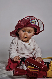 Baby Feuerwehrfrau