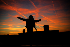 über den Dächern von Leipzig