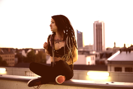 über den Dächern von Leipzig