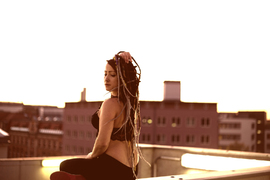 über den Dächern von Leipzig