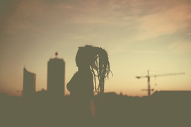 über den Dächern von Leipzig