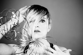 black and white portrait