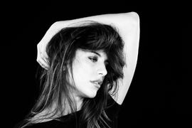 black and white portrait