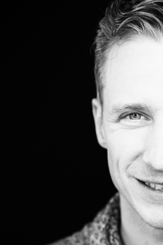 black and white portrait