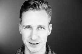 black and white portrait