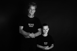 Familie Vati und Kind