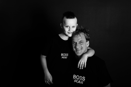 Familie Vati und Kind