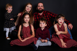 Familie Vati und Kind